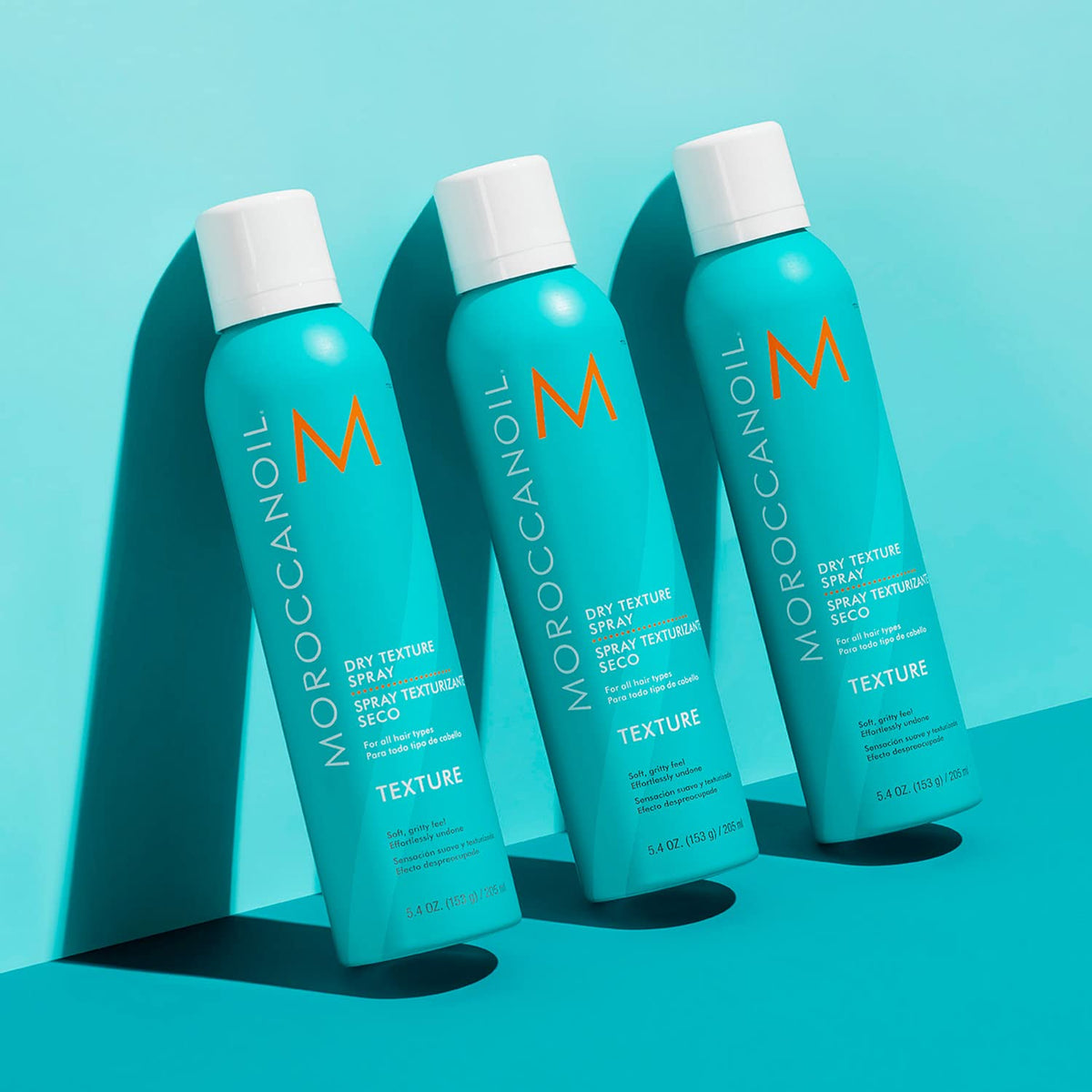 Texture du Spray Texturisant Sec Moroccanoil sur cheveux