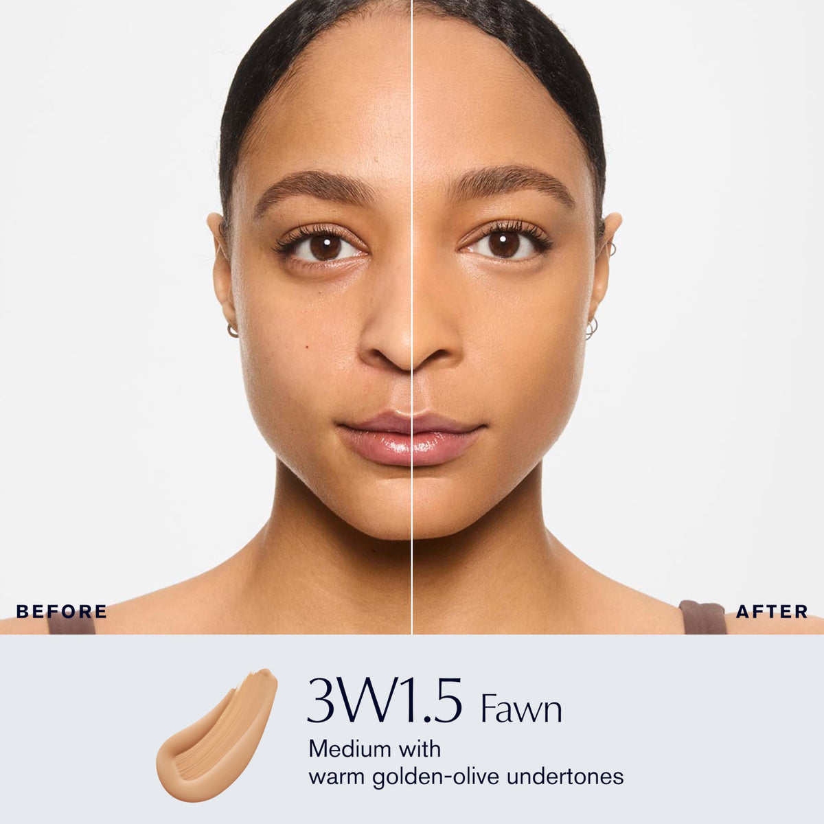 Texture fluide du fond de teint Estée Lauder Double Wear sur la main