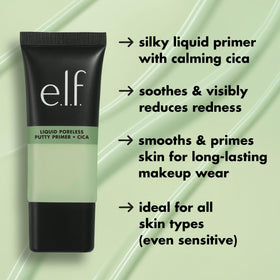 Texture fluide du Primer e.l.f. en gros plan