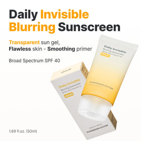 Texture gel de la crème solaire SUNGBOON EDITOR