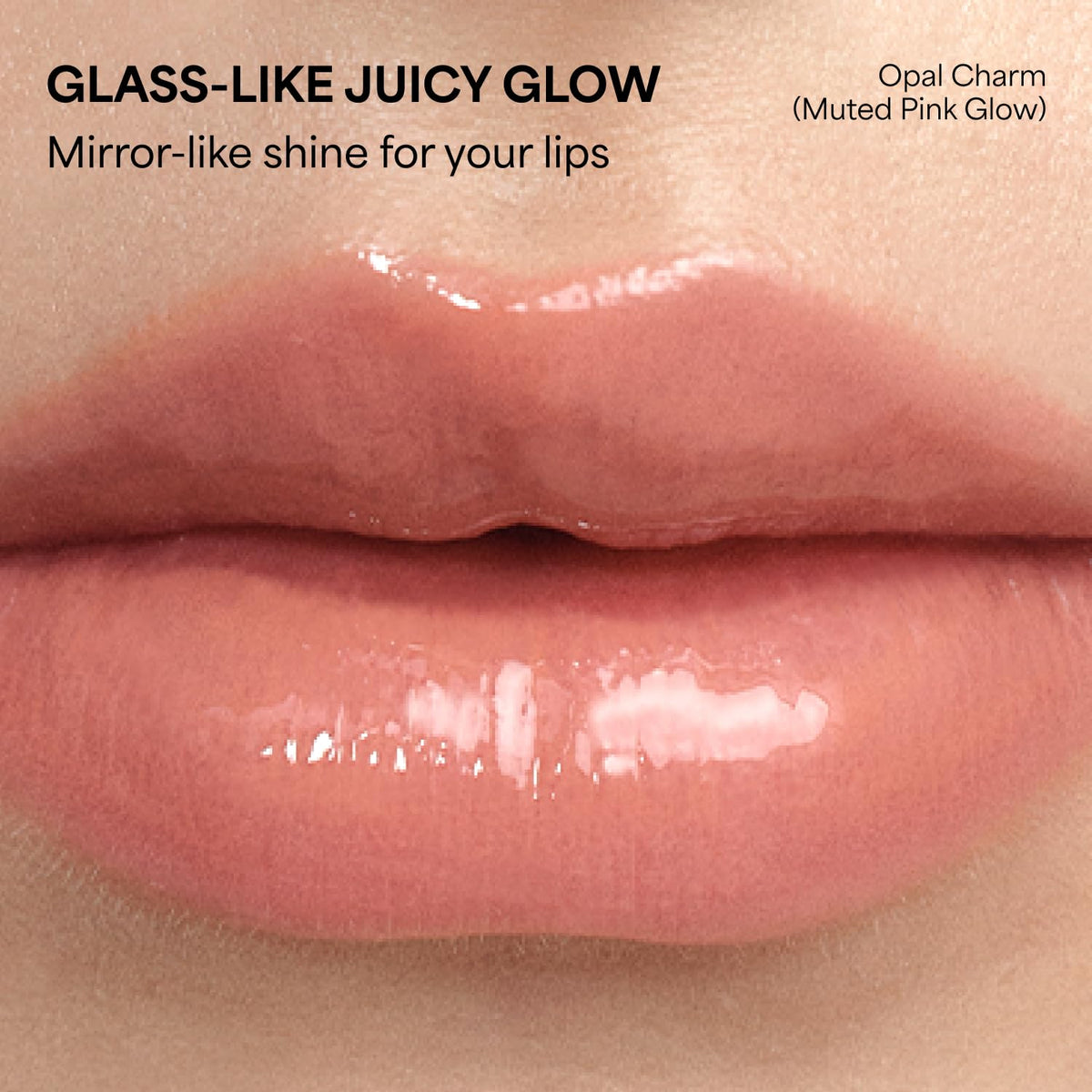 Texture gel légère du Glossy Lip Tint Opal Charm d'ENTROPY MAKE UP
