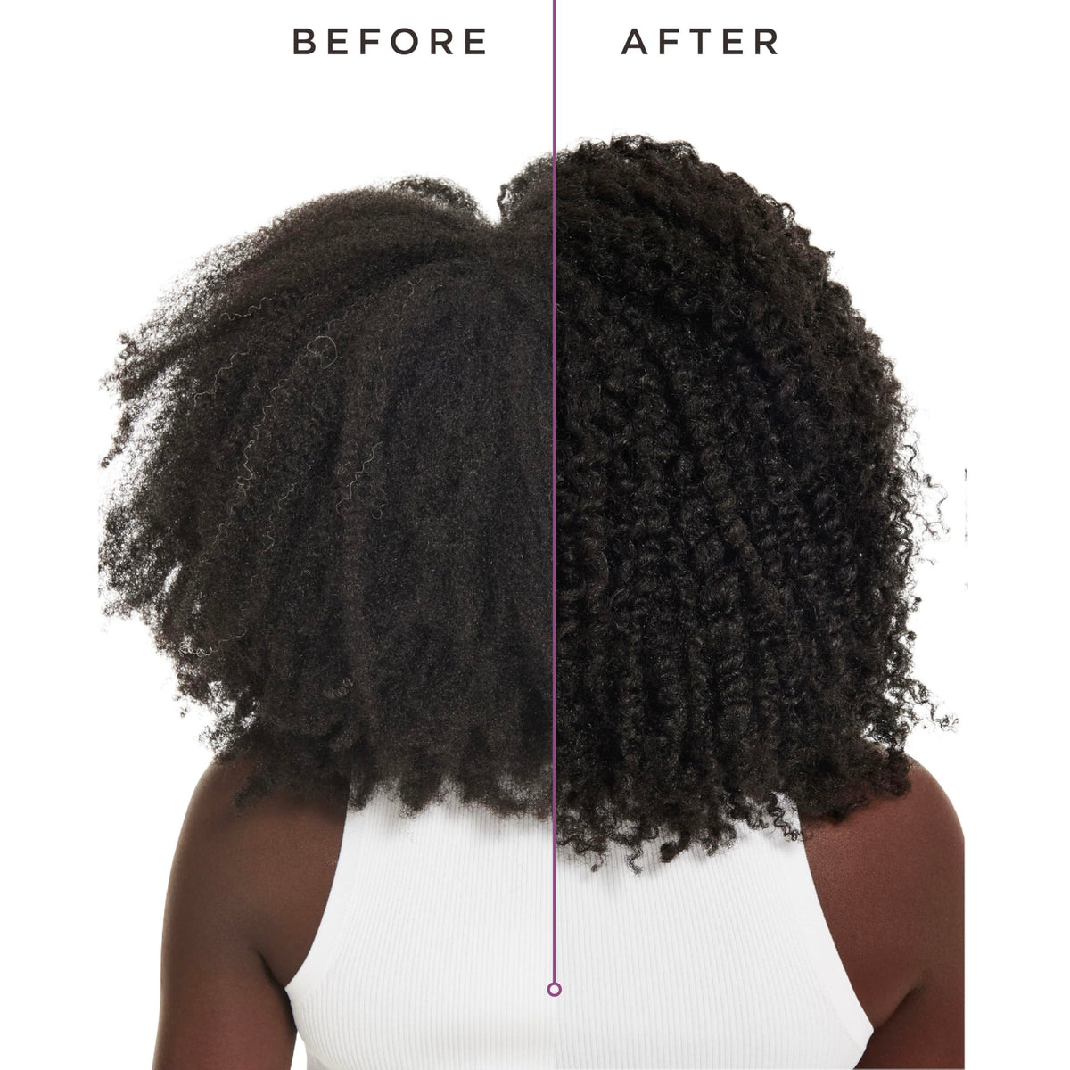 Texture légère de l'après-shampoing Black Vanilla