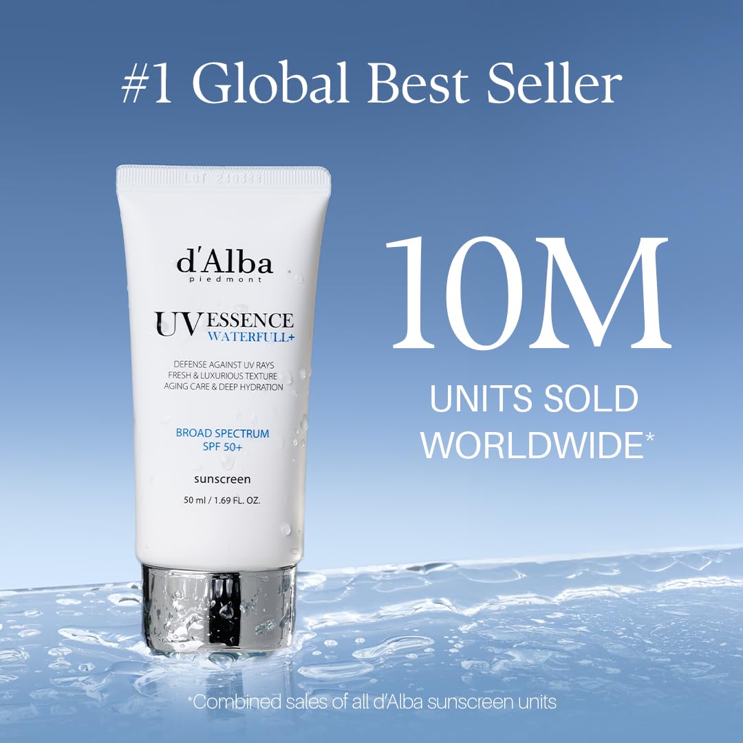 Texture légère de l'écran solaire d'alba Piedmont Waterfull Essence