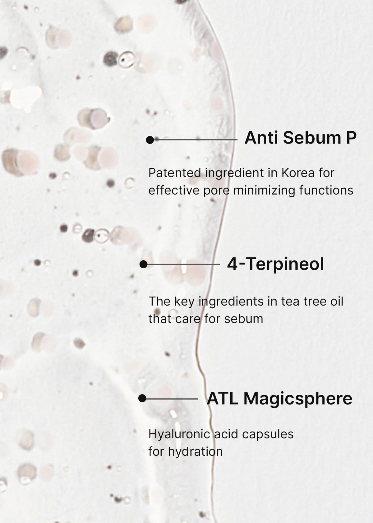 texture légère de l'Essence Capsule Contrôle de Sébum celimax