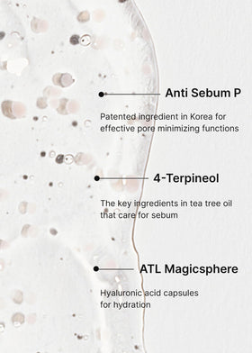 texture légère de l'Essence Capsule Contrôle de Sébum celimax
