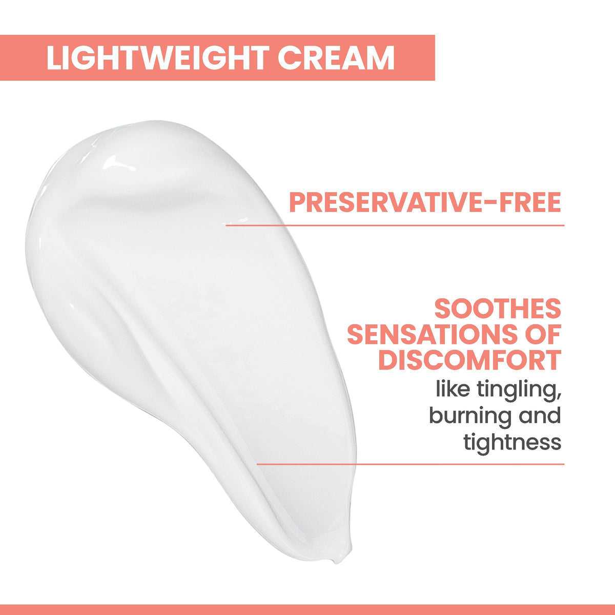 Texture légère de la Crème Avène sur la peau
