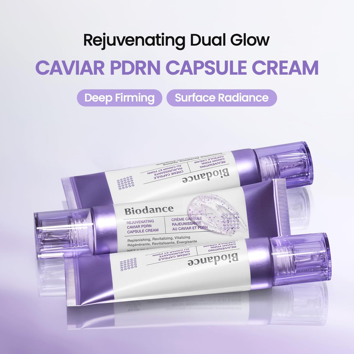 Texture légère de la crème capsule BIODANCE