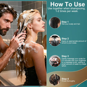 Texture légère de la crème MQN 5% Minoxidil sur une surface blanche