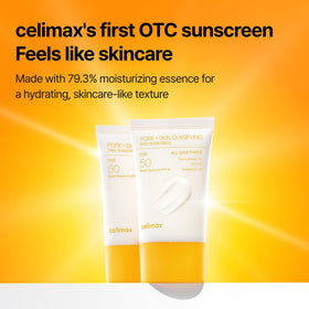 Texture légère de la Crème Solaire celimax sur la peau
