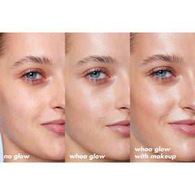 Texture légère de la crème solaire e.l.f. SKIN Whoa Glow