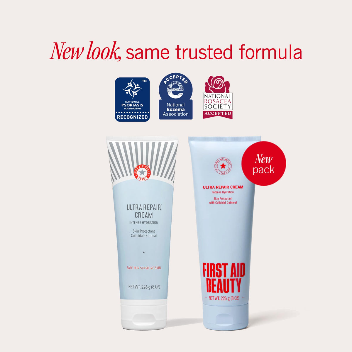 Texture légère de la crème Ultra Réparatrice First Aid Beauty
