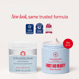 Texture légère de la Crème Ultra Réparatrice First Aid Beauty