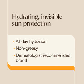 Texture légère de la lotion solaire Aveeno sur la peau