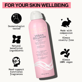 Texture légère de la lotion spray Pacifica sur la peau