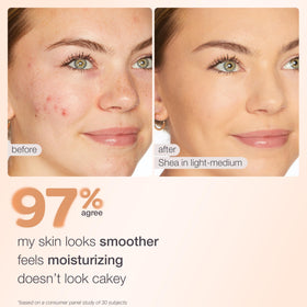 texture légère de tarte BB Blur Crème Hydratante Teintée SPF 30