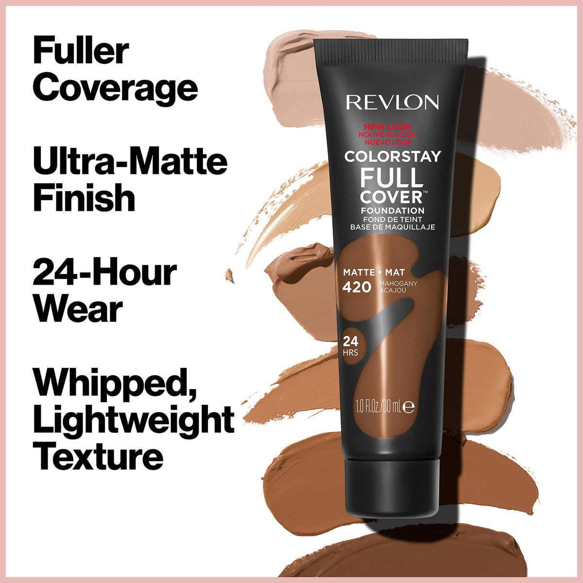 Texture légère du fond de teint Revlon ColorStay