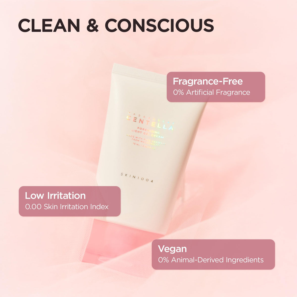Texture légère du Gel Crème Poremizing SKIN1004