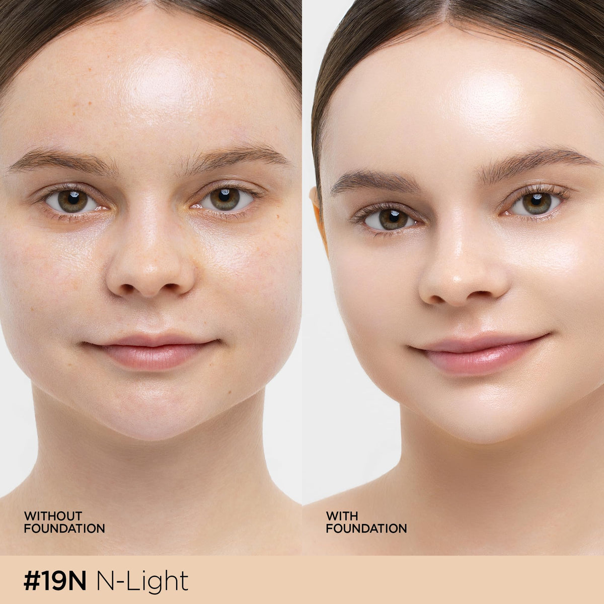 Texture légère du JUNG SAEM MOOL Skin Nuder Cushion sur la peau