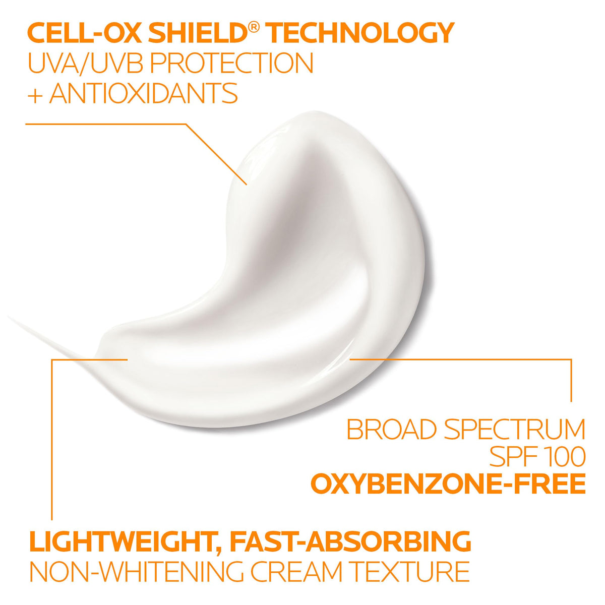 Texture légère du lait solaire Anthelios sur la peau