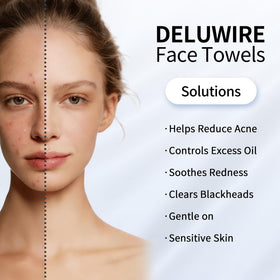 Texture lisse de la serviette éphémère Deluwire