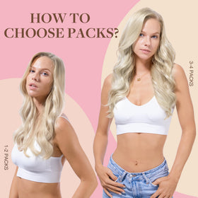 Texture soyeuse des extensions GOO GOO cheveux humains