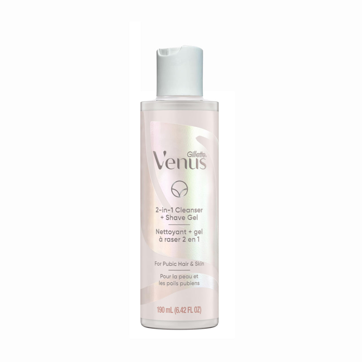 Texture translucide du gel à raser Gillette Venus