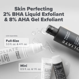 Textures du Gel et Liquide Exfoliant Paula's Choice