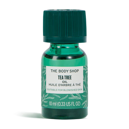 The Body Shop Huile de Tea Tree 30g vue avant avec bouchon