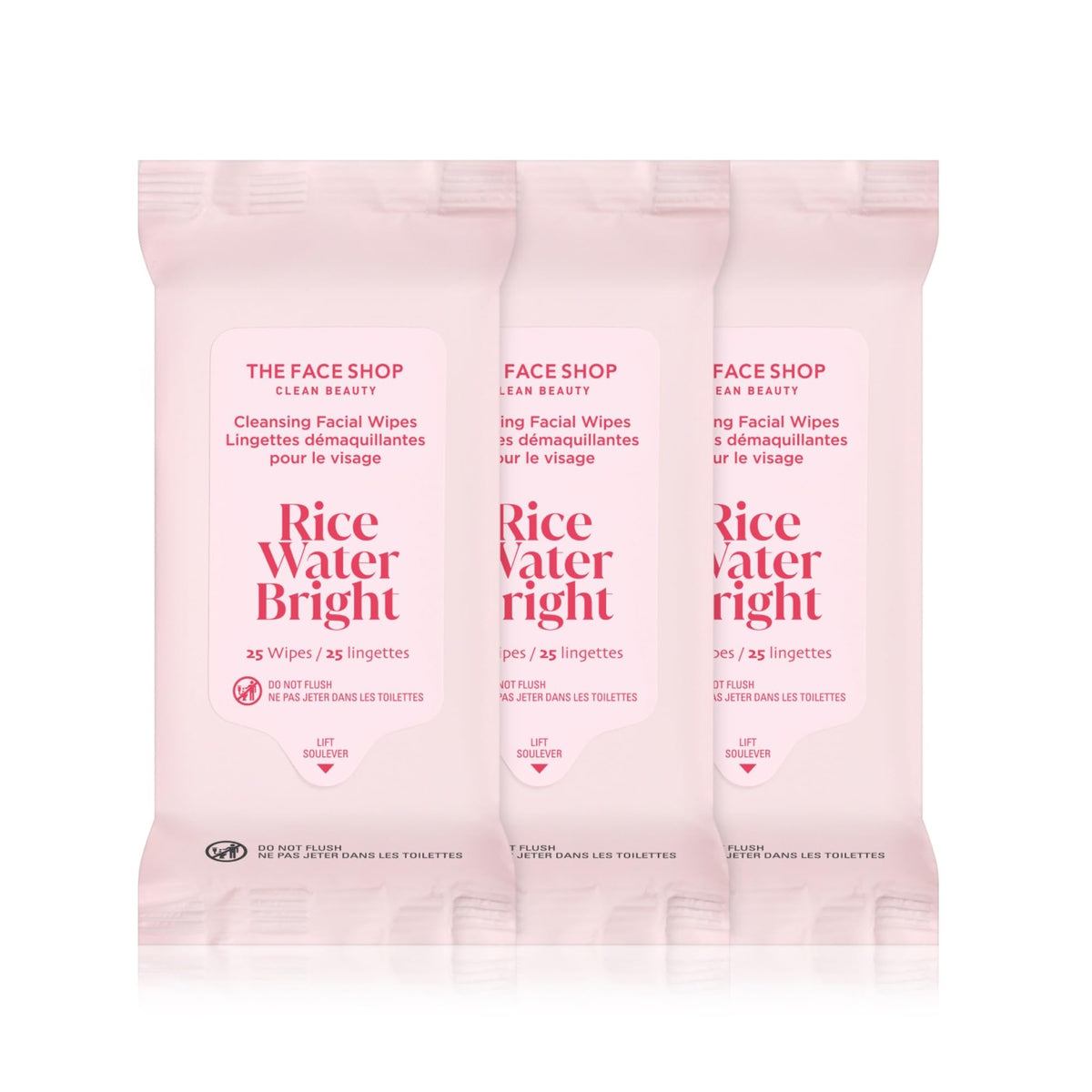 The Face Shop lingettes démaquillantes Rice Water paquet avant