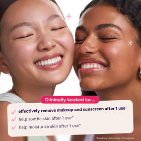 The Face Shop Nettoyant Double Action 2-en-1 application sur peau