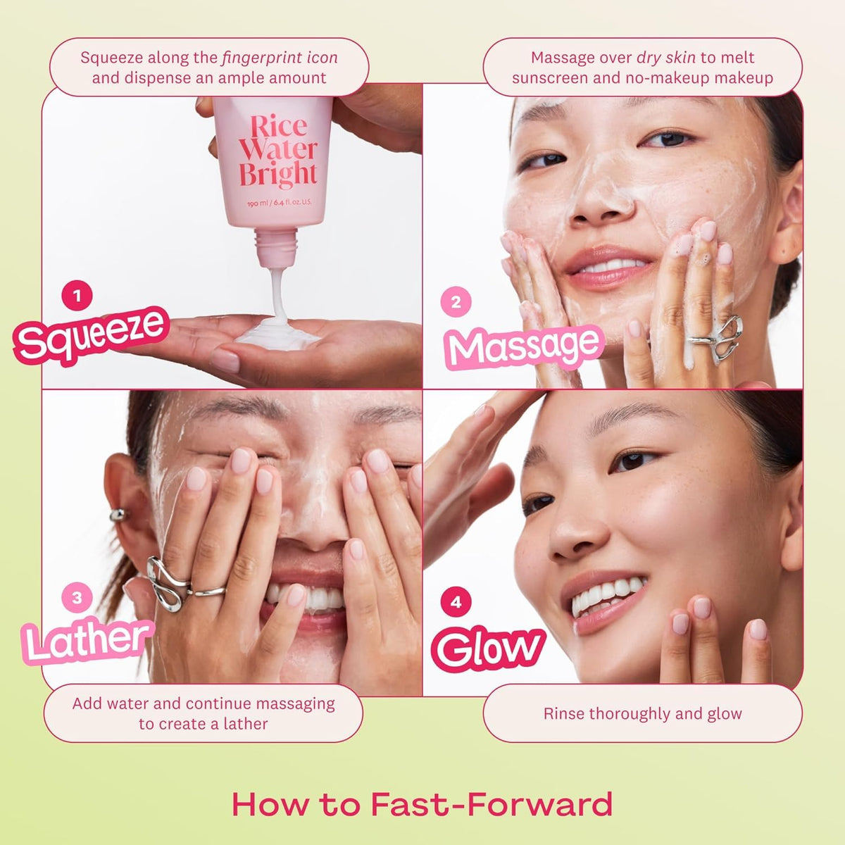 The Face Shop Nettoyant Double Action 2-en-1 dans un cadre de salle de bain