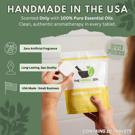 The Herbal Zen tablettes de douche avec packaging
