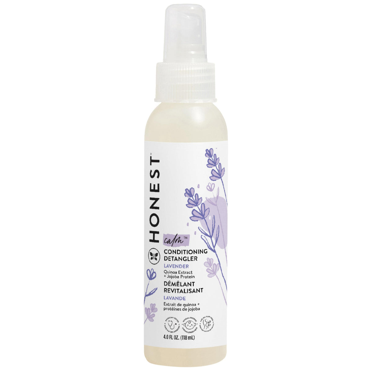 The Honest Company Démêlant Capillaire Lavande 118 ml vue avant