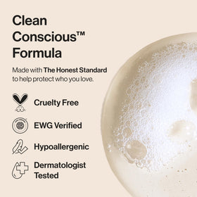 The Honest Company Shampoo & Gel Douche avec étiquette des ingrédients