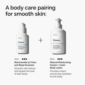 The Ordinary Émulsion Niacinamide 5% 130g sur un fond neutre