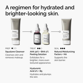 The Ordinary Peeling Solution AHA 30% + BHA 2% en usage sur le visage