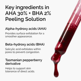 The Ordinary Peeling Solution AHA 30% + BHA 2% texture du produit