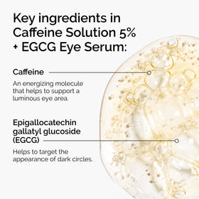 The Ordinary Sérum Contour des Yeux Caffeine 5% + EGCG 30 ml avec bouchon