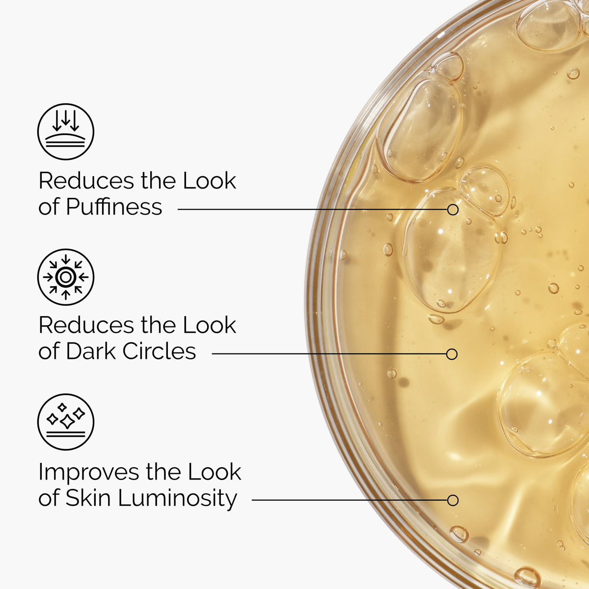 The Ordinary Sérum Contour des Yeux Caffeine 5% + EGCG 30 ml en application sur la peau