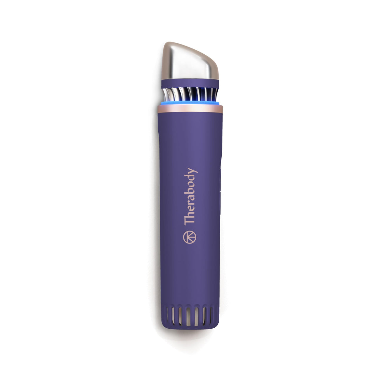 TheraFace Depuffing Wand vue de face avec son design indigo