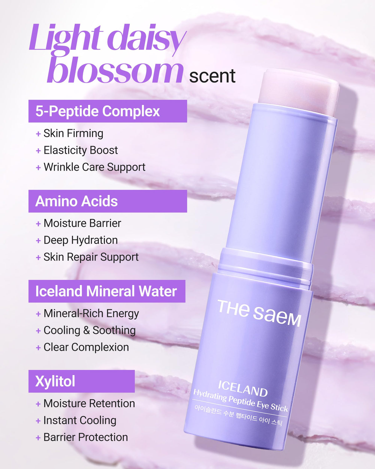 THESAEM Stick à Peptides, texture légère