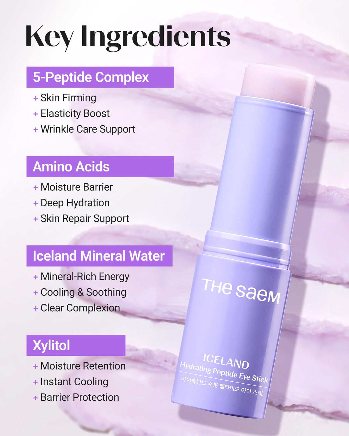 THESAEM Stick Hydratant Peptide pour les Yeux avec texture légère
