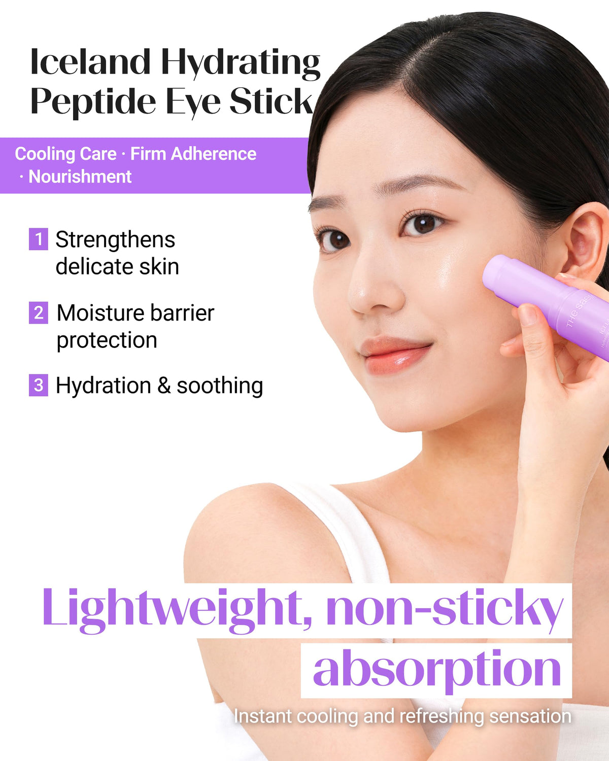 THESAEM Stick Yeux ingrédients naturels en gros plan