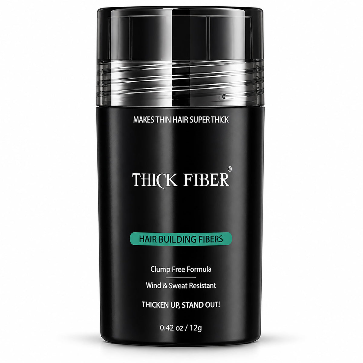 Thick Fiber Fibres Capillaires 12g Brun Cendre - Vue de face