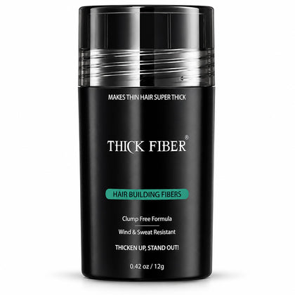 Thick Fiber Fibres Capillaires 12g Brun Cendre - Vue de face
