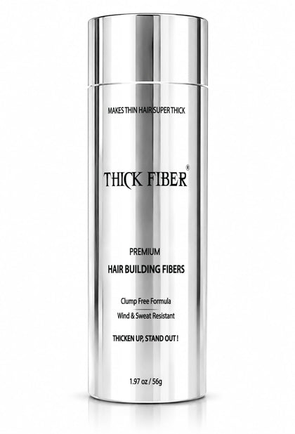 Thick Fiber Fibres Capillaires 56g vue avant avec couvercle noir