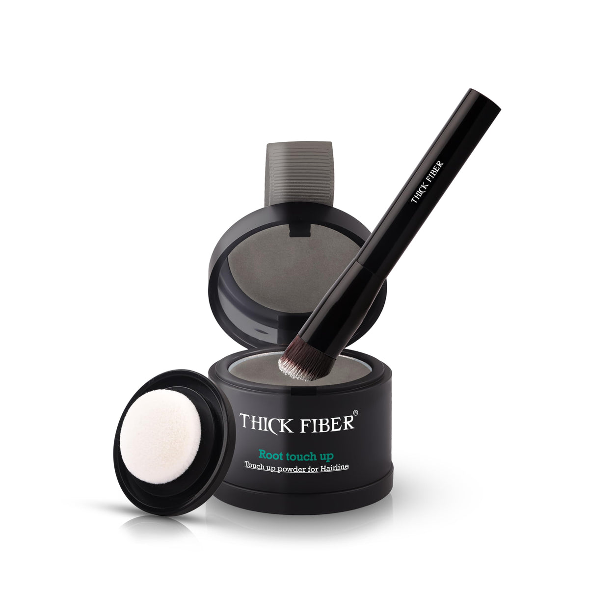 Thick Fiber Poudre Retouche Racines 60g avec applicateur et miroir