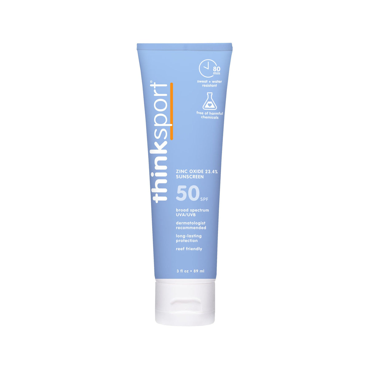 THINK Écran solaire minéral SPF 50+ 118g vue avant