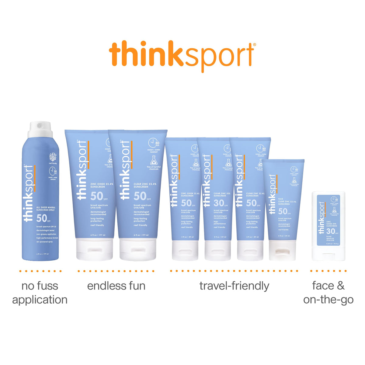 THINK Spray Solaire SPF 50+ en extérieur