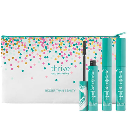 Thrive Causemetics Mascara Tubing 3 Pack Brynn Noir avant
